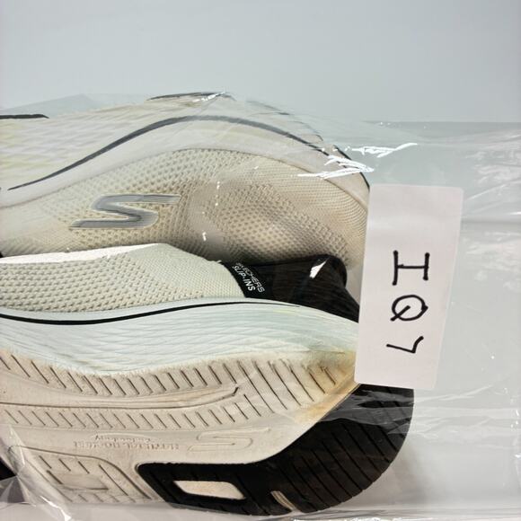 Skechers Max Cushioning Elite 2.0 White Black Running Shoes 129611 Womens Sz 8.5 - Picture 12 of 12